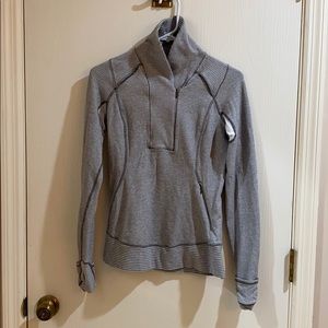Grey and white Lulu sweater